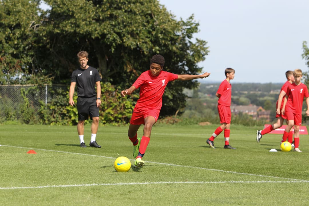 Liverpool FC training session